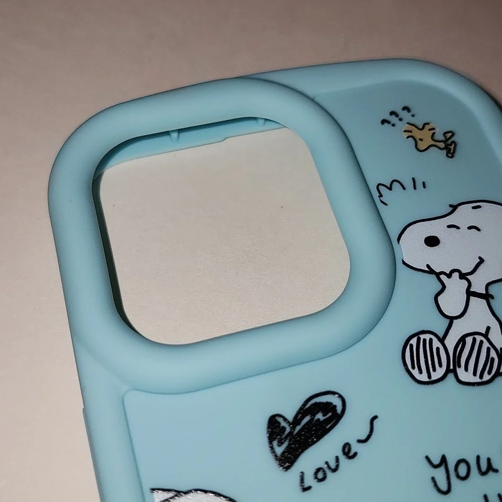 Brand new Apple IPhone 15 ProMax Snoopy soft Silicon Phone Case